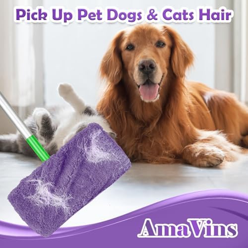 AmaVins 5 Pack Reusable Microfiber Mop Pads Compatible - Image 6