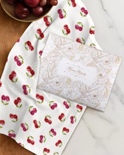 Miss Adola 2pcs Cotton Waffle Kitchen Towels - Image 6