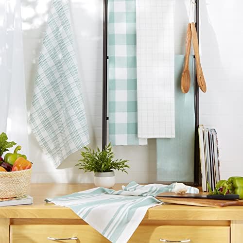 DII Basic Kitchen Large Cotton Dishtowel Set of 5 - Image 5