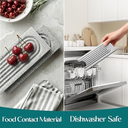 Stone Faucet Mat for Kitchen Sink, Diatomite Stone Drying Mat for Kitchen - Image 2