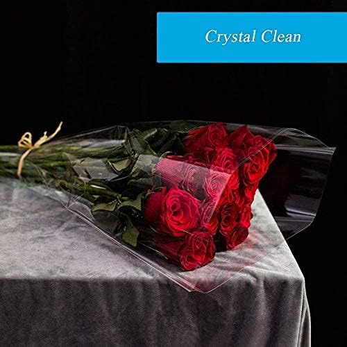 JOYIT 220ft Clear Cellophane Wrap Roll, 31.5in Folded, 3 Mil Thick - Image 4