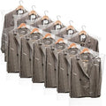 AVLA 50 Pack Plastic Garment Bags, Transparent Hung Clothes Dust Cover by AVLA