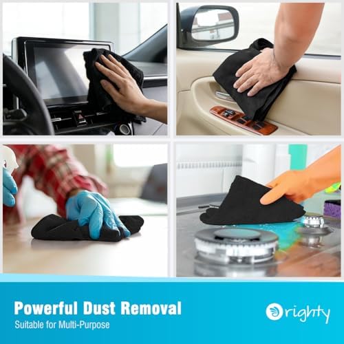 Orighty Microfiber Cleaning Cloth, Cleaning Rags, 12 Pack, 12x11 in - Image 4