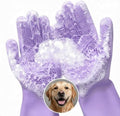 Cat and Dog Washing Gloves, 1 Pair, Soft Silicone by RZleticc