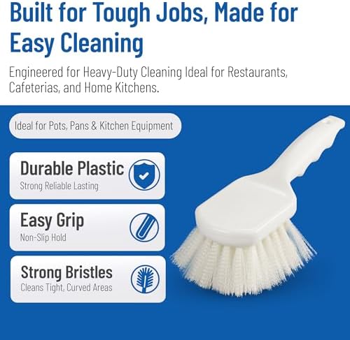 Sparta Nylon Utility Scrub Brush, 8 Inch - Image 3