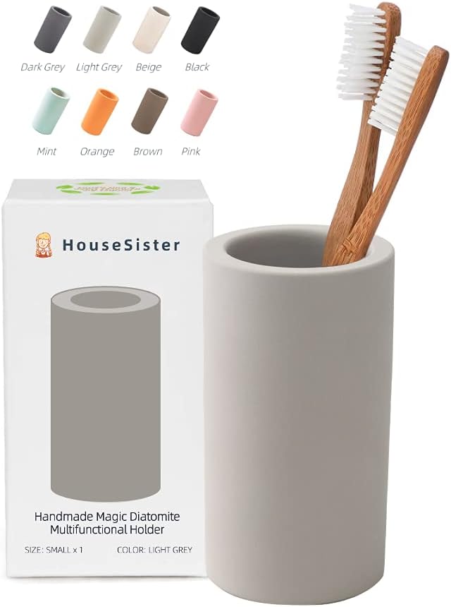 Fast-Drying Diatomite Toothbrush Holder by HouseSister