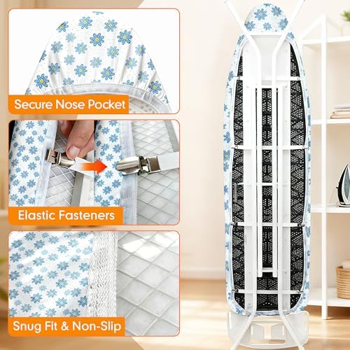 Ironing Board Cover and Pad, 21x57 Extra Large, Scorch Resistant - Image 5