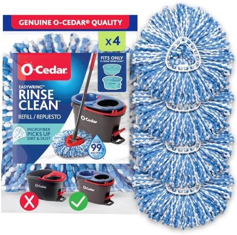 O-Cedar EasyWring RinseClean Refill 4-Pack by O-Cedar