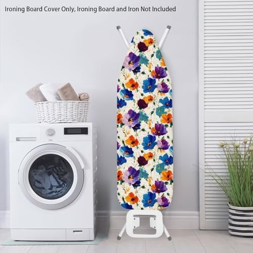 Cosmos Flower Ironing Board Cover 15x54 Inches, Stain Resistant, Applicable - Image 4