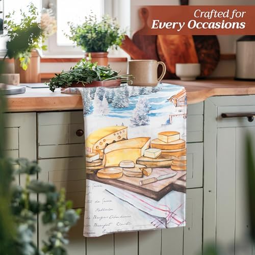 Maison d' Hermine Kitchen Towels Set of 3 Reusable 100% Cotton 27.50" x 20" - Image 6