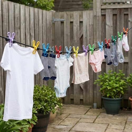 Travel Clothesline, Portable Retractable Clothes Line Outdoors, Camping - Image 3
