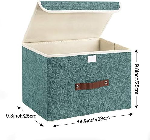 TYEERS Collapsible Storage Boxes, Washable Fabric Storage Bins - Image 2