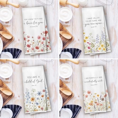Floral Christian Kitchen Towel Set - Image 2