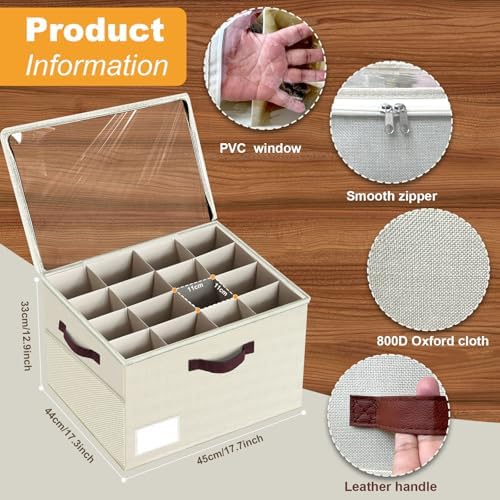 2 Pack Large Shoe Organizer for Closet, Adjustable Dividers Shoe Storage Bins - Image 3