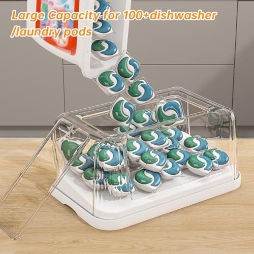 2-in-1 Trash Bag Holder Laundry & Dishwasher Pods Container, Garbage Bag - Image 3
