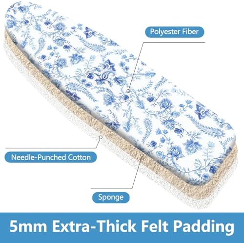 Padded Ironing Board Cover, 15 * 54 in Standard Size Ironing Board Covers - Image 3