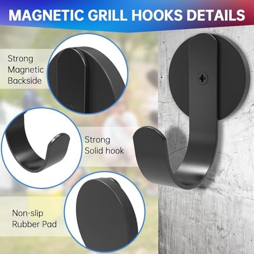 2 Pack Magnetic Wreath Hanger, Heavy Duty Magnets - Image 3