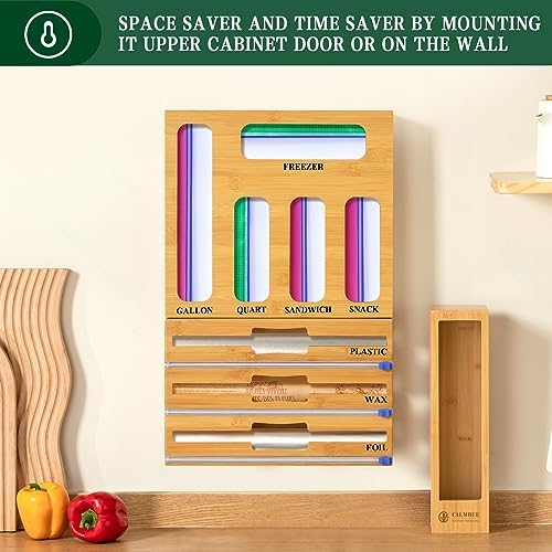 Calmbee 9 in 1 Bamboo Storage Bag Organizer - Image 6