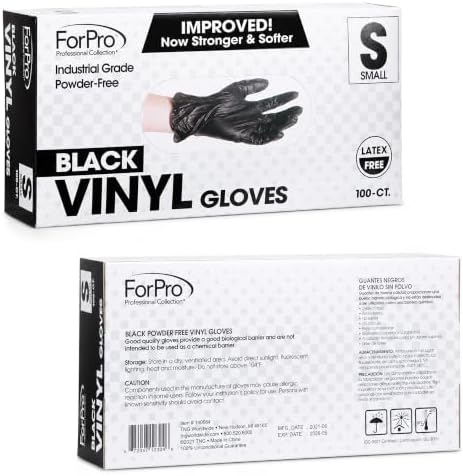 ForPro Disposable Vinyl Gloves, Industrial Grade, Powder & Latex Free, - Image 3