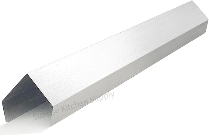 (Pack of 2) Sunrise Kitchen Supply Stainless Steel Deep Fryer Joining Strip/Connector (23 3/8"L x 2 3/8"W x 2 1/4"H)