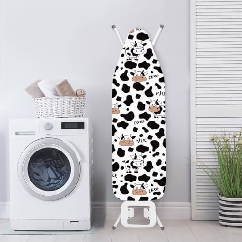 Flashideas Cow Print Ironing Board Cover and Pad- 52" x 13" Iron Board Cover - Image 4