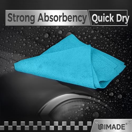 UNIMADE Microfiber Cleaning Cloth, 24 Pack Reusable Microfiber Towels - Image 5