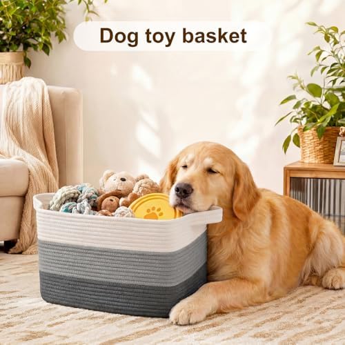 OIAHOMY Cotton Rope Storage Baskets - Image 4