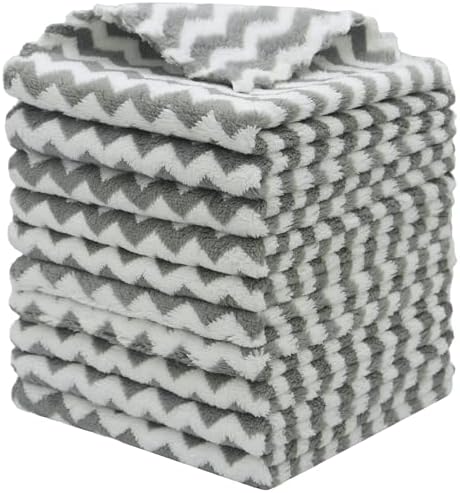 Microfiber Cleaning Cloth, 10 Pack Dish Rags by HFGBLG