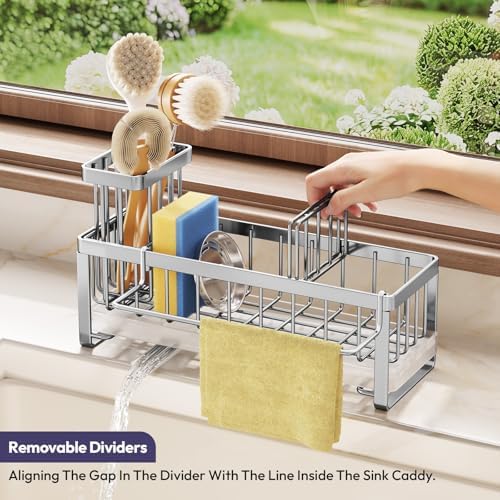 SWTYMIKI Sponge Holder for Kitchen Sink - Image 4