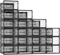 SONGMICS Stackable Shoe Boxes, Ventilated Clear by Unknown