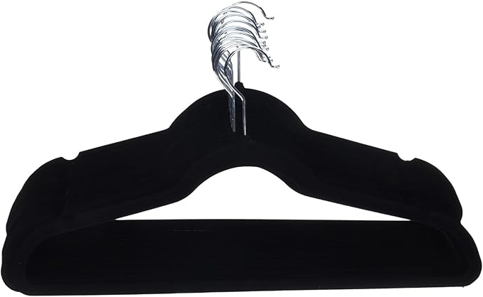 Amazon Basics Slim Velvet Non-Slip Space Saving Suit Clothes Hangers - Image 6