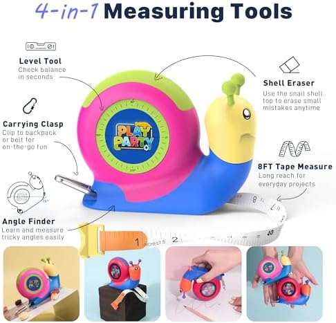 8ft Tape Measure for Kids, STEM Educational Tool - Image 2