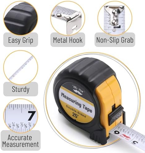 Mr. Pen- Retractable Tape Measure 25 ft, Easy Read - Image 4