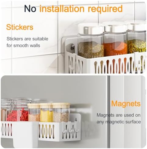 Sevenblue 4-Pack Magnetic Spice Rack - Image 3