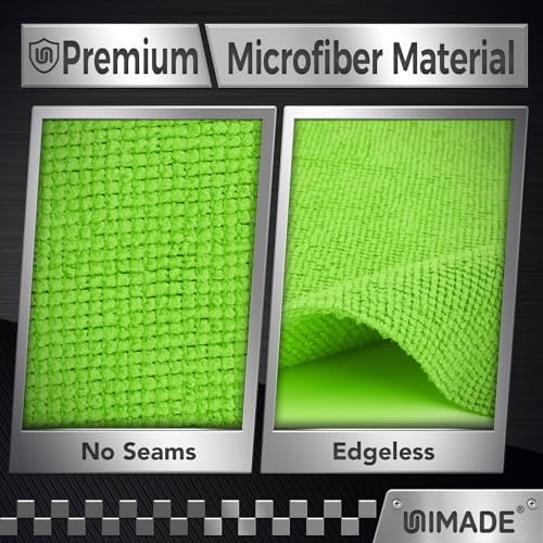 UNIMADE Microfiber Cleaning Cloth, 24 Pack Reusable Microfiber Towels - Image 2