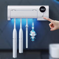 MIMORE Toothbrush Holder Wall Mounted, 4 Slots, 6-Minute Timer | Toothbrush by Mimore