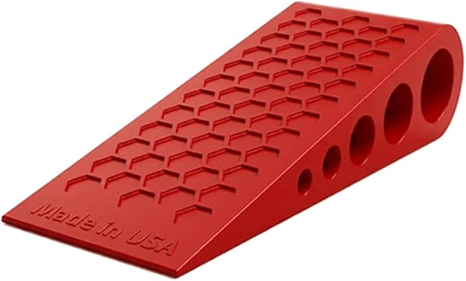 Door Stoppers Red for Bottom of Door Premium Floor Rubber Door Stop Wedge Made by SuspensionDudes