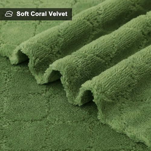 Homaxy Super Soft Absorbent Coral Velvet Dish Cloths 16 Pack - Image 2
