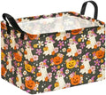 Halloween Pumpkin Ghost Storage Basket, Foldable Toy Organizer Bin by MAIZMZ