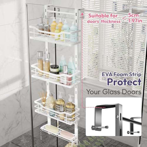 SWTYMIKI Over the Door Shower Caddy - Image 4