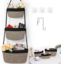 Hanging Basket, 3-Tier Woven Wall Basket by Degeyoyo