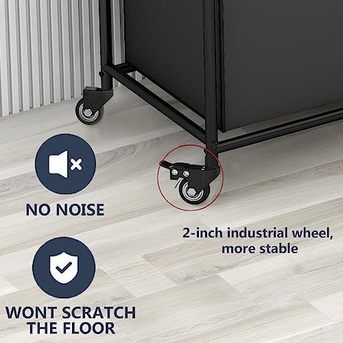 4 Section Laundry Hamper, 180L Laundry Sorter - Image 6