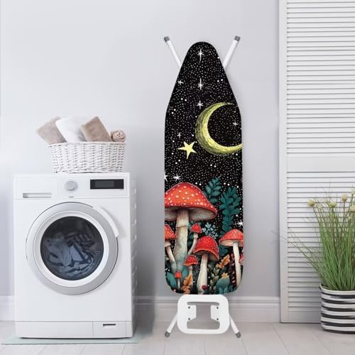 Moon Mushroom Ironing Board Cover and Pad Soft Ironing Board Cover, Non Stick - Image 4