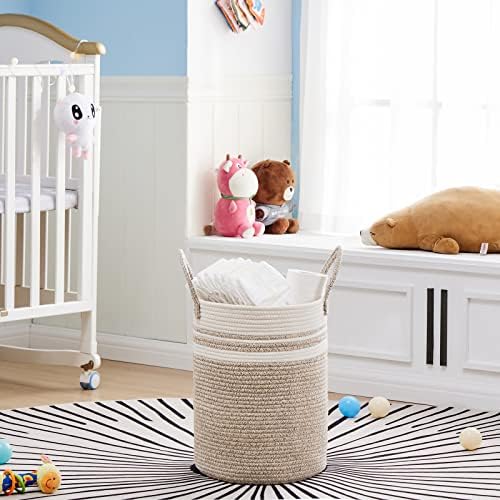 VIPOSCO 30L Small Woven Laundry Basket Hamper - Image 2