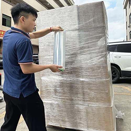 2-Pack Clear Stretch Wrap 18" x 1000 Feet 80 Gauge Industrial Strength - Image 5