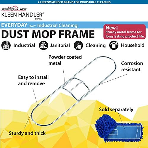 Kleen Handler Commercial Dust Mop Frame 18 Inch, Hardwood Floors - Image 2