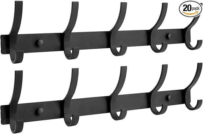 Optish Coat Rack Wall Mount, Coat Hook Wall Mount, Wall Hooks by Optish