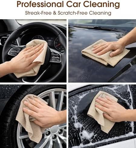 Microfiber Cleaning Cloth Roll, 100 Pack 12 x 12 Inch Tear Away Reusable Paper - Image 2
