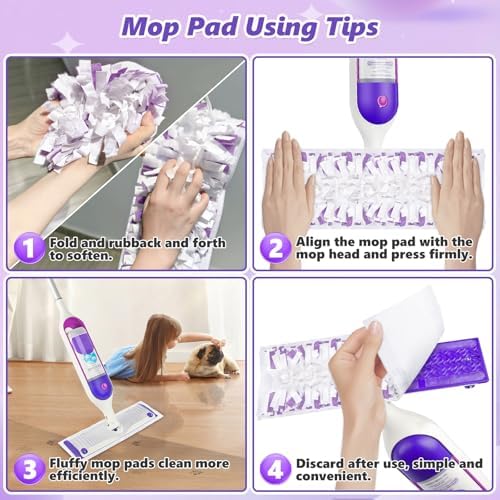 Mop Pads Refills for Swiffer PowerMop: 30 Pcs Disposable Pad - Image 6