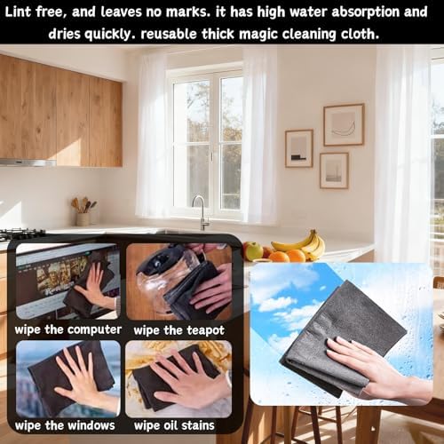 10PCS Magic Clean Cloth, Cleaning Cloth Reusable, Absorbent Magic Cleaning - Image 6